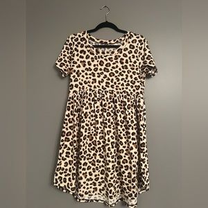 Cheetah Print Dress